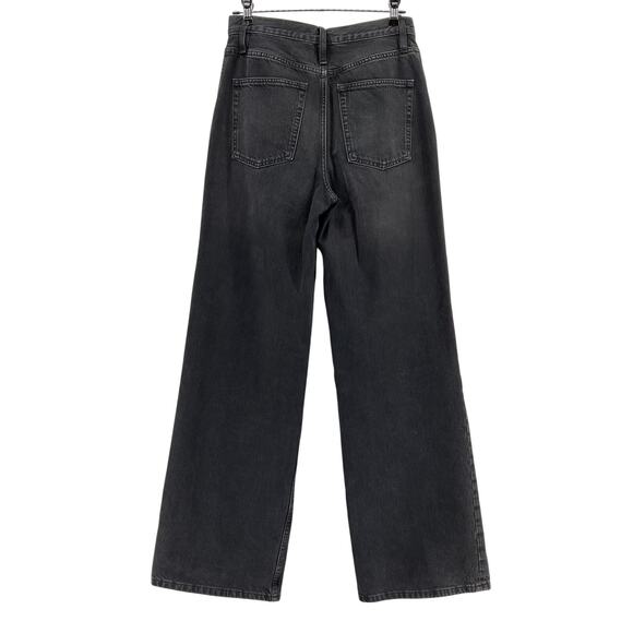 Frame The 1978 Black Cotton Denim Jean Size 27 - Picture 3 of 6